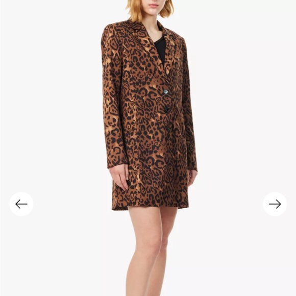 Reformation x Laura Harrier Leopard Relaxed Blazer size XS perfect condition. - Picture 2 of 4